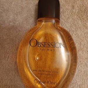 Calvin Klein Obsession for Men Eau de Toilette Spray 4.0 oz 125ml - SEE PHOTOS